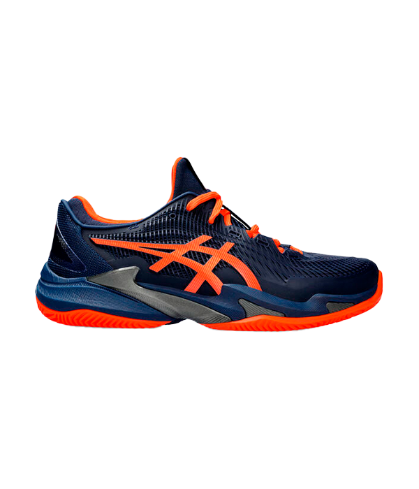 Asics Court FF 3 Clay Azul/Naranja