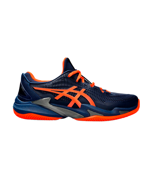 Asics Court FF 3 Clay Azul/Naranja