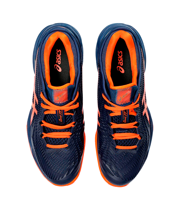 Asics Court FF 3 Clay Azul/Naranja