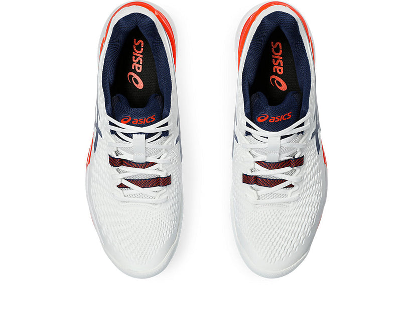 Asics Resolution 9 Clay Blanco/Rojo 2024