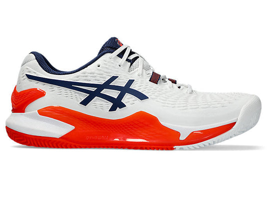 Asics Resolution 9 Clay Blanco/Rojo 2024