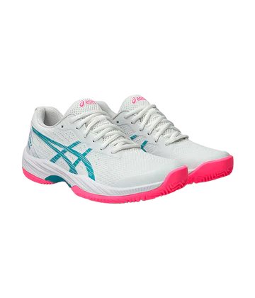 Asics Gel Game 9 Mujer Blanco/Rosa