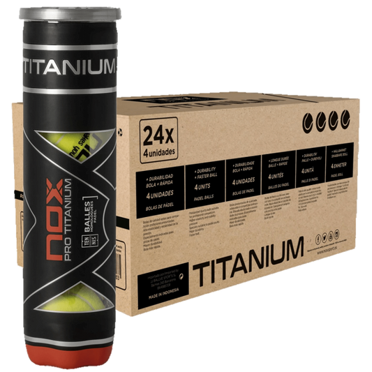 Caja Pelotas Nox Pro Titanium (x4)